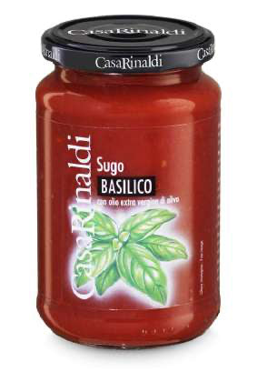 Casa Rinaldi Baslico Tomato pasta Sauce 350g