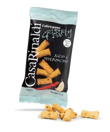 Casa Rinaldi Grisparty Garlic & Chilli 100g – Spicy Crunch