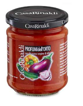 Casa Rinaldi profumi dell'orto, vegetale & tomato sauce 190g