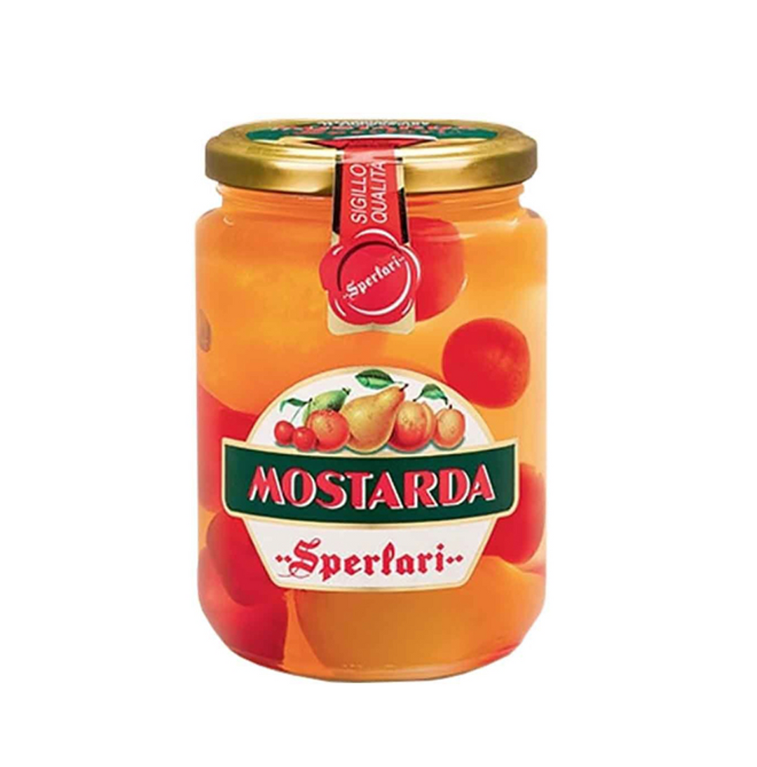 Sperlari Mostarda (mustard fruits) Whole fruits 380gm. NEW SHIPMENT