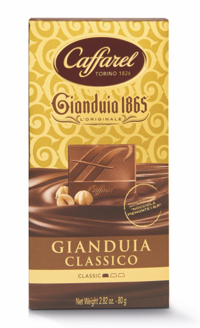 Caffarel Gianduia Classico Milk Chocolate Bar 80g