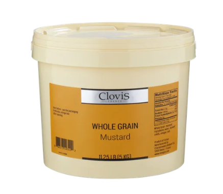 Clovis Wholegrain Mustard 5kg tub