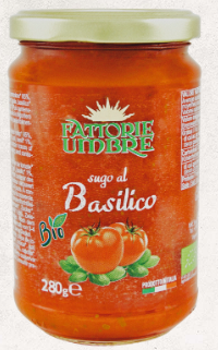 Fattorie Umbre Organic Tomato & basil sauce 190 g