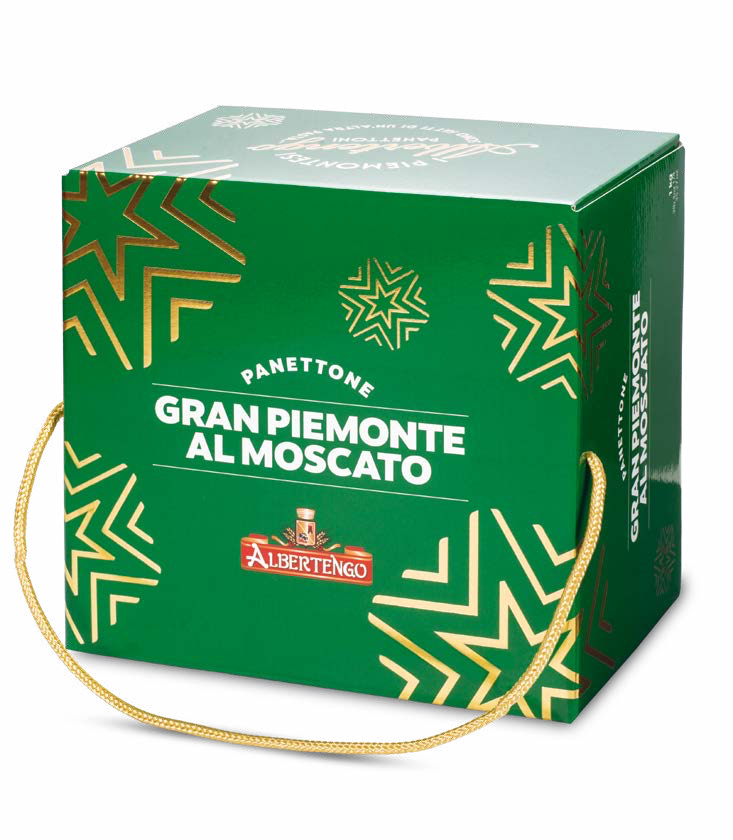 Albertengo Gran Piemonte  Moscato boxed Panettone 750g  Available early November