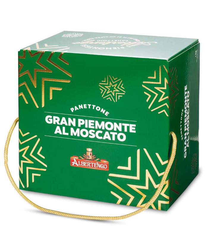 Albertengo Gran Piemonte  Moscato boxed Panettone 750g  Available early November