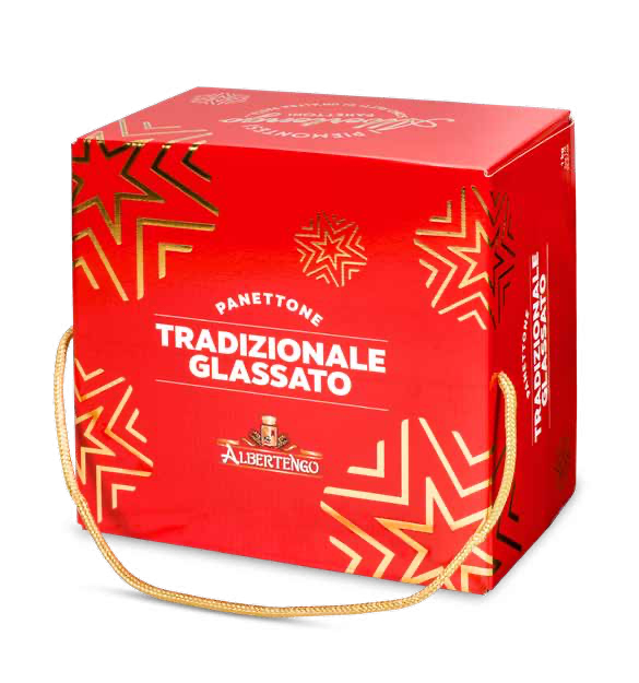 Albertengo Traditional Glassato Mignon box panettone 500gr Available in 2 weeks