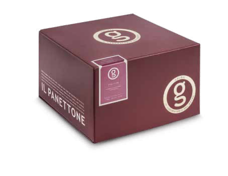 Golosi black cherry and chocolate boxed panettone 750g