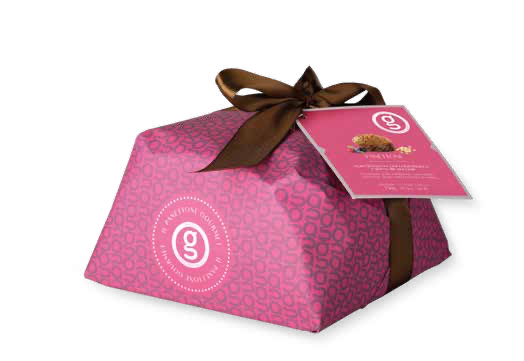 Golosi Wildberries, white chocolate and hazelnut icing panettone 750g