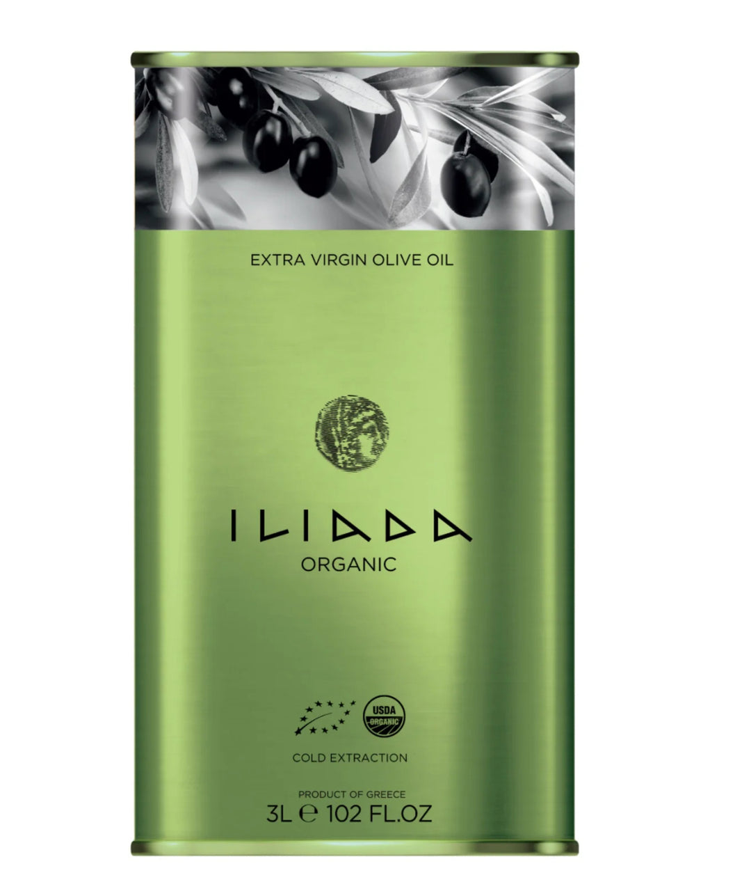 Iliada organic extra virgin Kalamata olive oil 3 Lt