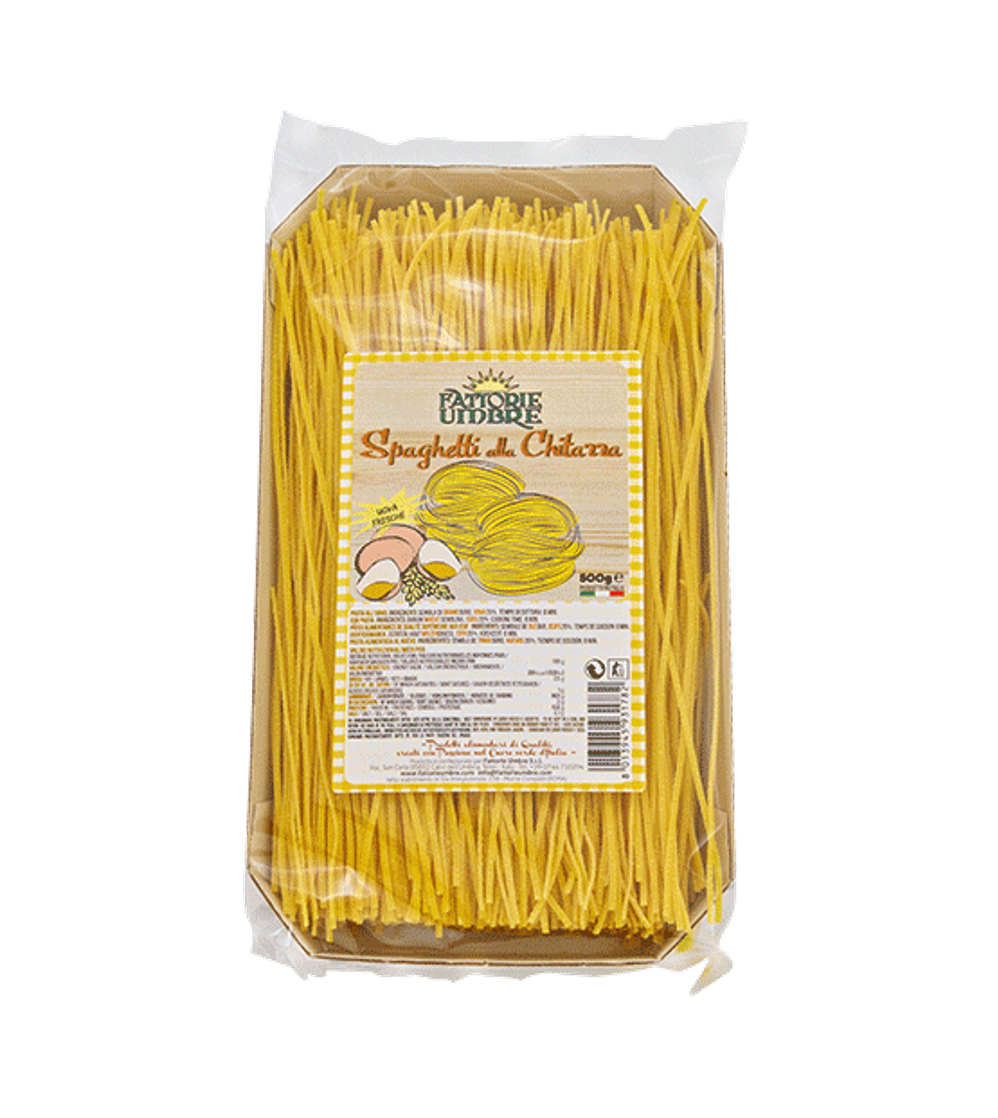 Fattorie Umbre Spaghetti Chitarra Egg Pasta 500g NEW SHIPMENT