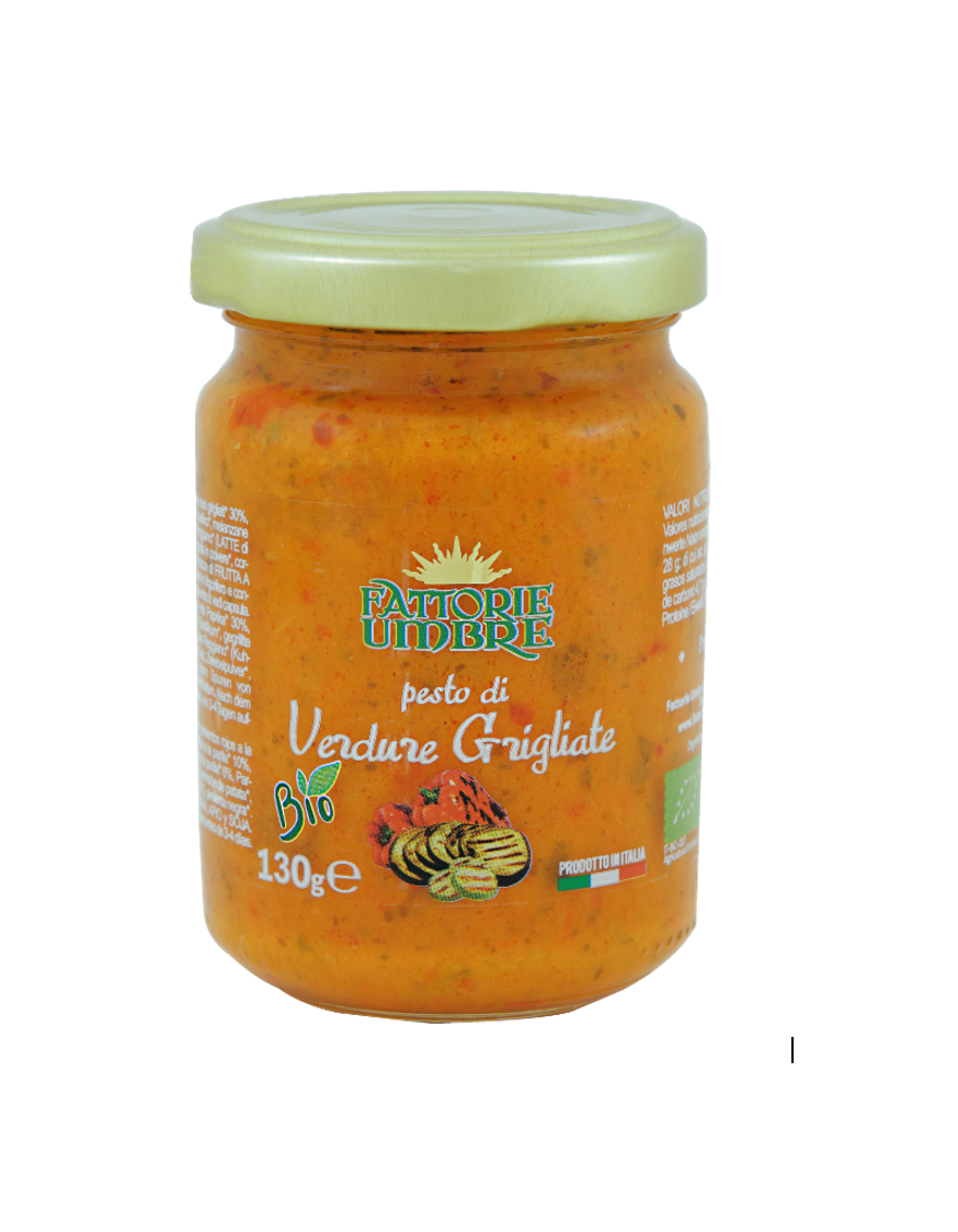 Fattorie Umbre Organic Grilled Vegetable Pesto 130g