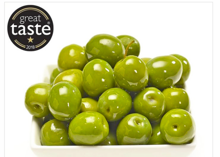 Nocellara Sicilian olives  in brine 1.6kg (drained weight 800g)