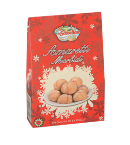 La Sassellese Traditional soft Amaretti morbidi Biscuits 100g