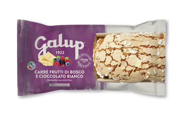 Galup Carre panettone loaf, frutti di bosco 400g