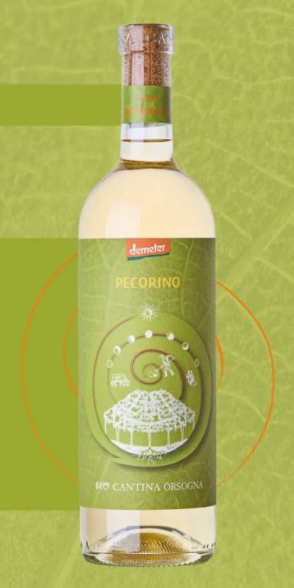 Orsogna PADAMI Pecorino Terre di chiete IGP 750ml. Vegan, Biodynamic/organic, DEMETER