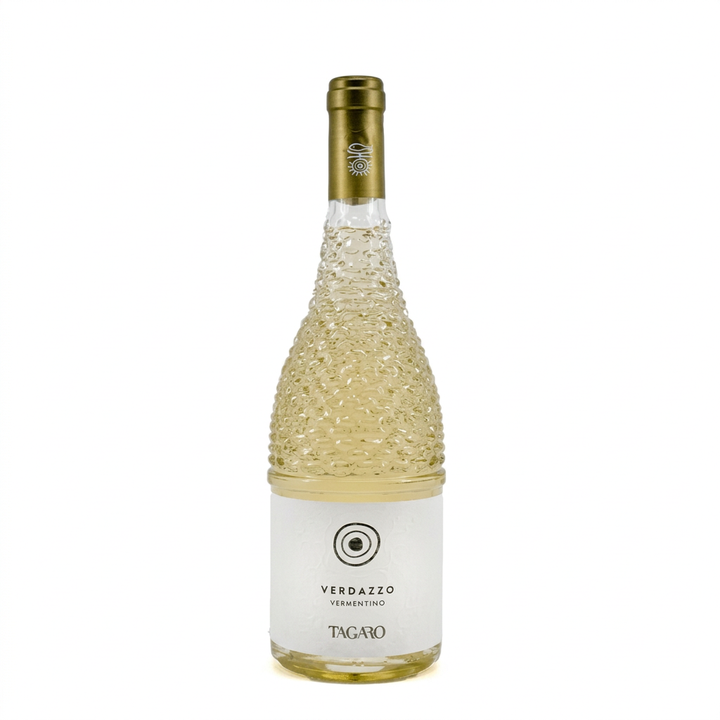 Tagaro Verdazzo Vermentino 750ml bottle on a white background.