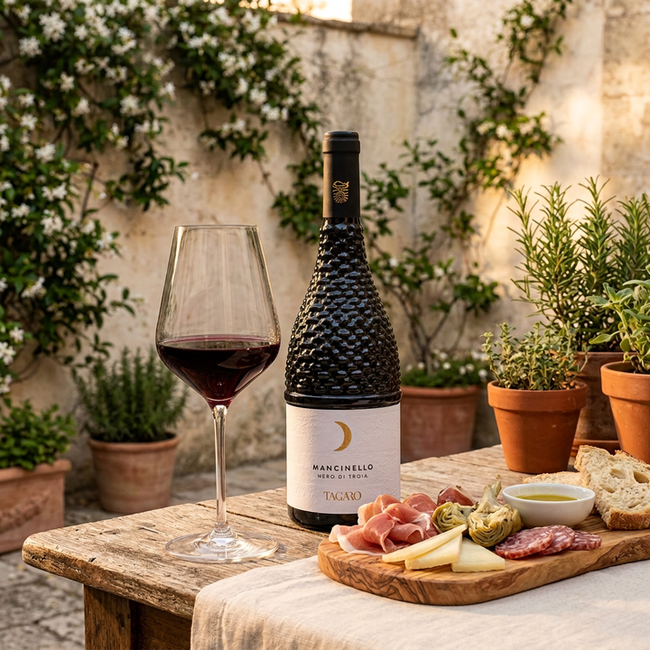 Mancinello with richer red wine