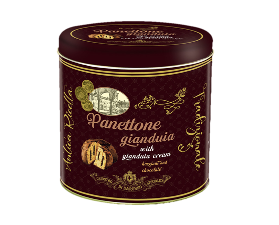 Panettone Regal Chocolat en Boîte Métal 750g - Loison Shop