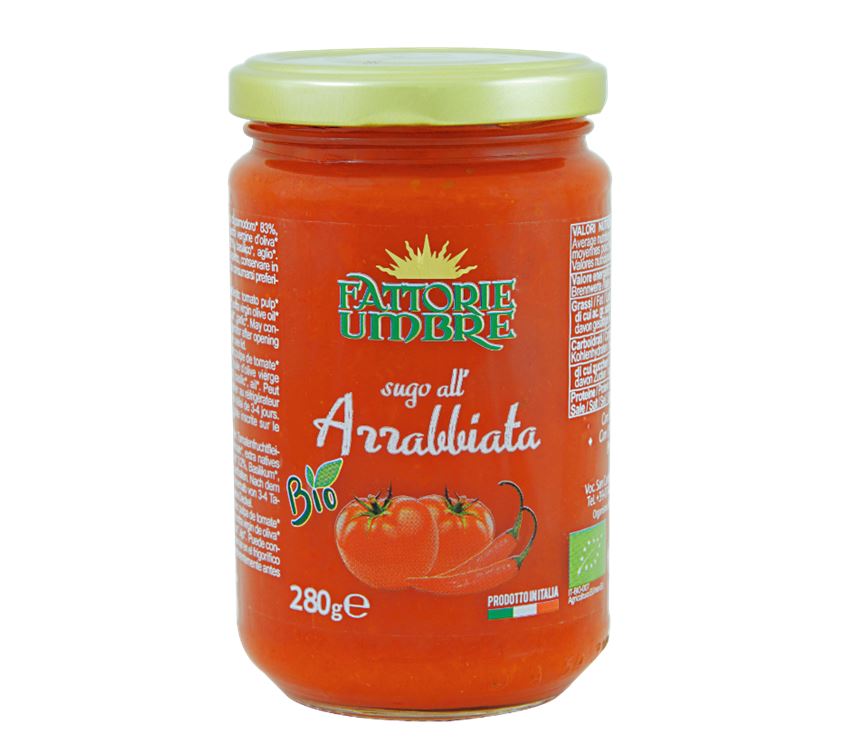 Fattorie Umbre Organic Arrabiata Sauce 280g